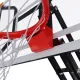 Баскетбольная мобильная стойка DFC SPORTSOUL, 137 х 84 x 0.3 см