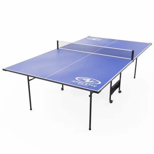 Теннисный стол DFC ATHLETIC, размер по стандарту ITTF 274 x 152, с сеткой, складной