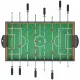 Игровой стол - трансформер DFC 48 3 в 1 DT-T-2105