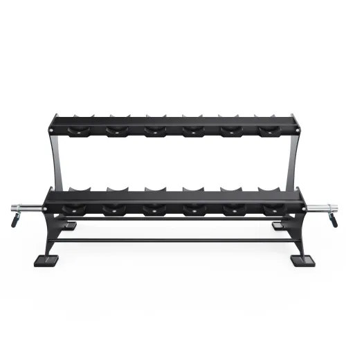 Стойка для хранения гантелей, грифов STEELVER, до 165 кг, на 12 пар