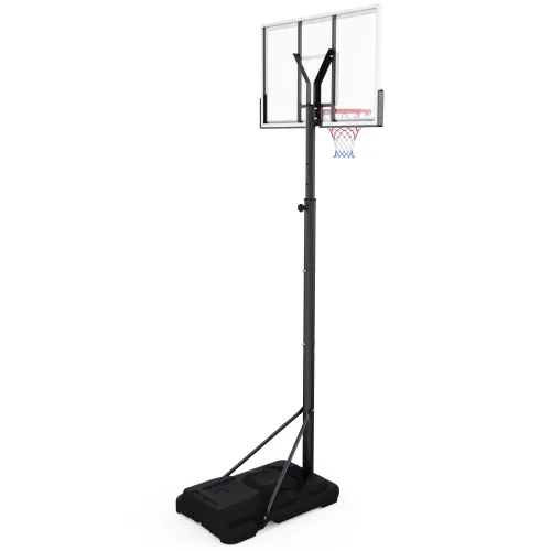 Мобильная баскетбольная стойка DFC STAND50G, 127 х 80 см / закаленное стекло
