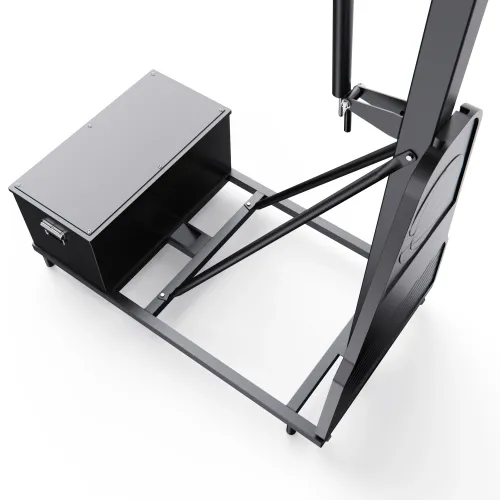 Мобильная баскетбольная стойка DFC STAND60G, 152 х 90 см / закаленное стекло
