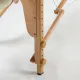 Массажный стол DFC NIRVANA 185 х 60 см, черный с молочными аксессуарами