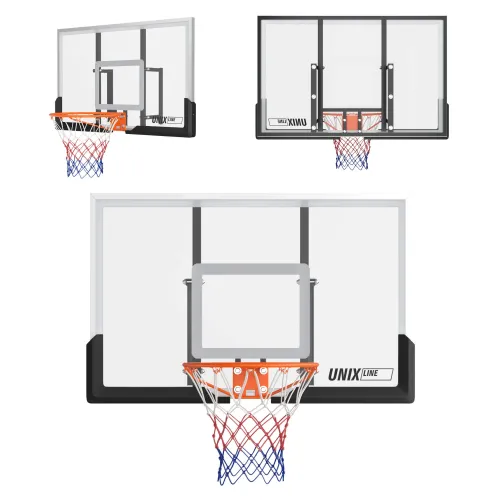 Баскетбольный щит UNIX Line B-Backboard 48"x32" (122 х 82 см) R45