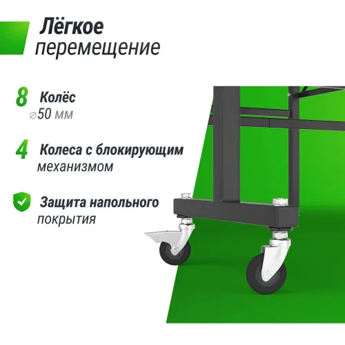 Всепогодный теннисный стол UNIX Line для улицы outdoor 6 мм, зеленый