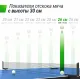 Всепогодный теннисный стол UNIX Line для улицы outdoor 14 мм SMC, синий