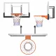 Баскетбольный щит UNIX Line B-Backboard-PC 50"x32" (140 х 80 см) R45