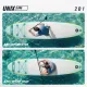 SUP-борд UNIX Line Голубая лагуна / Blue Lagoon (320 см)