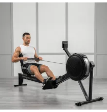 Гребной тренажер UNIX Fit Air аэромагнитный / Magnetic Rower-X черный