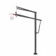 Баскетбольная стойка стационарная UNIX Line B-Stand-PC 72"x42" (180 х 105 см) R45 H230-305 см
