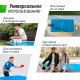 Всепогодный теннисный стол UNIX Line для улицы outdoor 14 мм SMC, синий