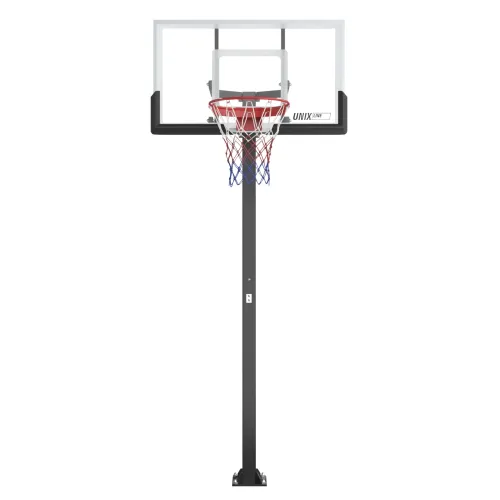 Баскетбольная стойка стационарная UNIX Line B-Stand-PC 54"x32" (140 х 80 см) R45 H230-305 см
