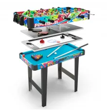 Игровой стол UNIX Line Трансформер 4 в 1 (86х43 cм)