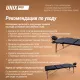 Массажный стол UNIX Стандарт / Standard 3 секции черный