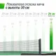 Профессиональный теннисный стол UNIX Line 25 мм MDF зеленый