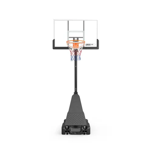 Баскетбольная стойка UNIX Line B-Stand-PC 49"x33" (122 х 81 см) R45 H240-305 см