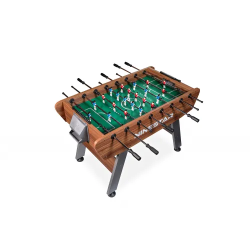 Игровой стол - футбол "PlayOff" коричнево-серый