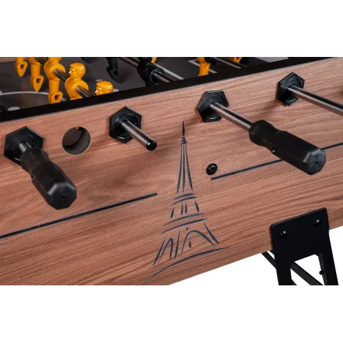 Игровой стол - футбол "Eiffel" коричнево-черный