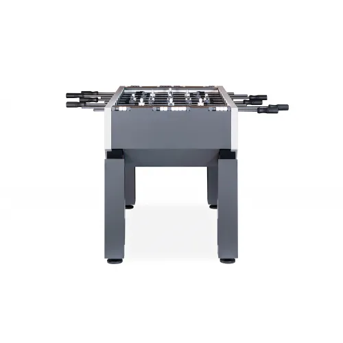 Игровой стол - футбол "NineStar Iron Pro ITSF Grey" (144х75,5х90)