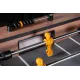 Игровой стол - футбол "Eiffel" коричнево-черный
