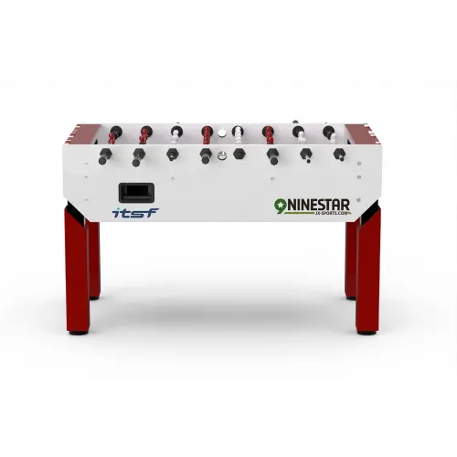 Игровой стол - футбол "NineStar Iron Pro ITSF Red"(144х75,5х90)