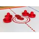 Cтол-трансформер «Twister» 3 в 1 (бильярд, аэрохоккей, настольный теннис, дуб)