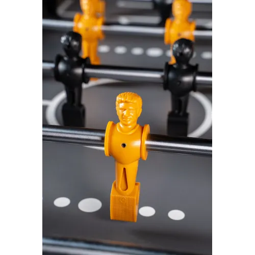 Игровой стол - футбол "Eiffel" коричнево-черный