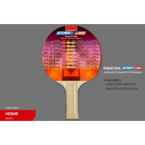 Теннисная ракетка Start line HOME 1* (анатомическая) 12104