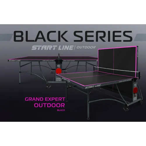 Стол теннисный GRAND EXPERT 6 Всепогодный Black