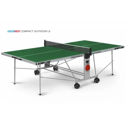 Стол теннисный Compact-2 LX  Всепогодный 6 Зеленый