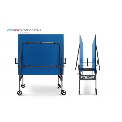 Стол теннисный Olympic Optima Синий с сеткой