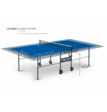 Стол теннисный Olympic Optima Синий с сеткой
