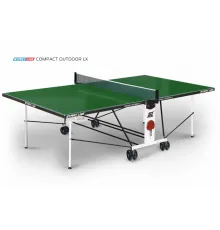 Стол теннисный Compact-2 LX Всепогодный Зелёный