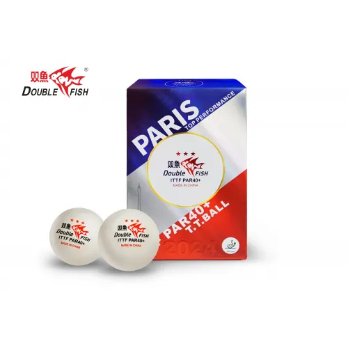 Мячи для н/т Double Fish PAR40+ 3*** (paris(6 шт/упак.) р-р.40+