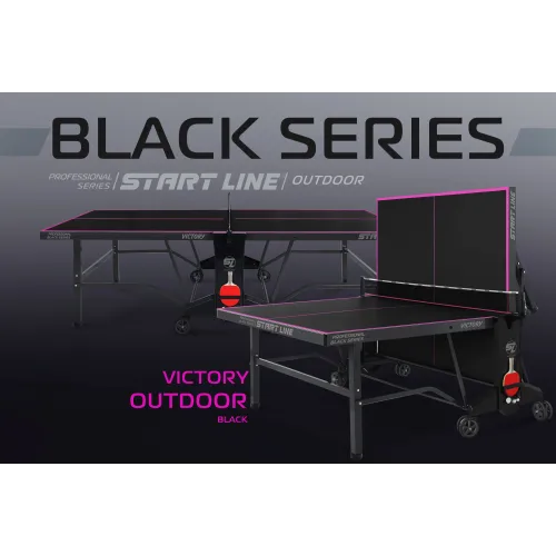 Стол теннисный VICTORY 6 Всепогодный Black