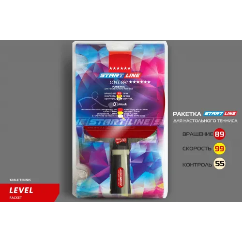 Теннисная ракетка Start line Level 600 New (коническая) 12704