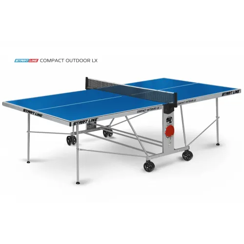 Стол теннисный Compact-2 LX Всепогодный Синий NEW