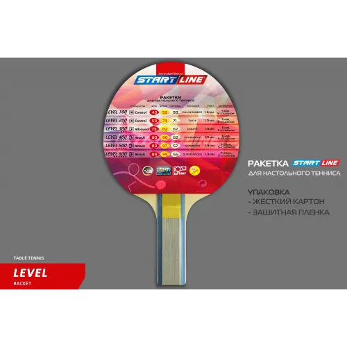 Теннисная ракетка Start line Level 300 New (прямая) 12403