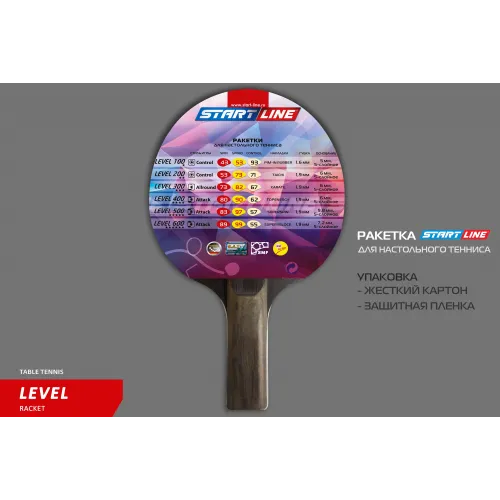 Теннисная ракетка Start line Level 400 New (прямая) 12503
