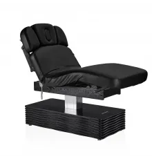 Электрический стационарный массажный стол Mizomed NESS-C Salon-Walnut с электроприводом черный