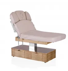 Электрический стационарный массажный стол Mizomed NESS-C Salon-Oak c электроприводом бежевый