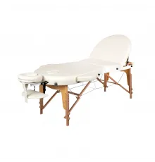 Стол массажный медицинский Mizomed Premium Oval 3, крем