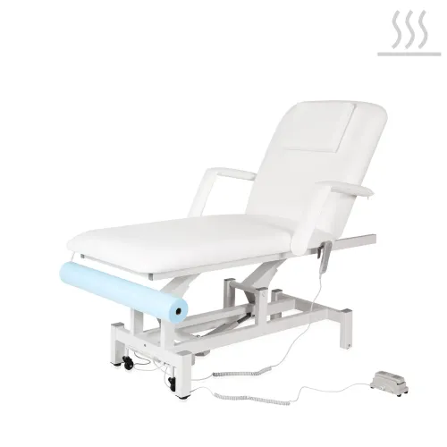 Стол массажный электрический Mizomed MZ 3522H, с подогревом, с ножной педалью белый
