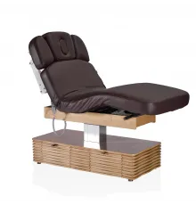 Электрический стационарный массажный стол Mizomed NESS-C Salon-Oak c электроприводом шоколад