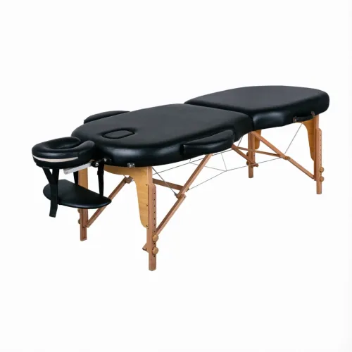 Стол массажный медицинский Mizomed Premium Oval 2, черный