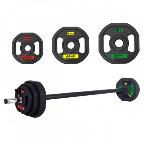 Штанга для аэробики с дисками (2x5kg /2x2.5kg /2x1.25kg) Smith Сила (Strength) PXPMS 05