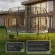 Батут каркасный 300см (10фут), SCHOLLE, JUMPER, с защитной сеткой и лестницей, зеленый