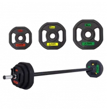 Штанга для аэробики с дисками (2x5kg /2x2.5kg /2x1.25kg) Smith Сила (Strength) PXPMS 05
