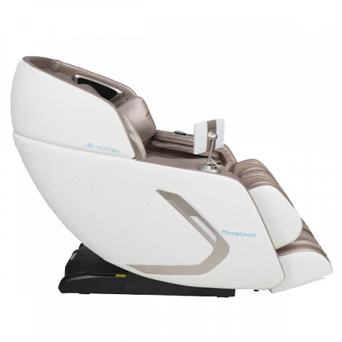 Массажное кресло Meridien, MINNEAPOLIS, белое с розовым