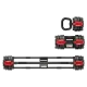 Гантель регулируемая 24кг + штанга + гиря, HYFIT, набор 3в1, D7080